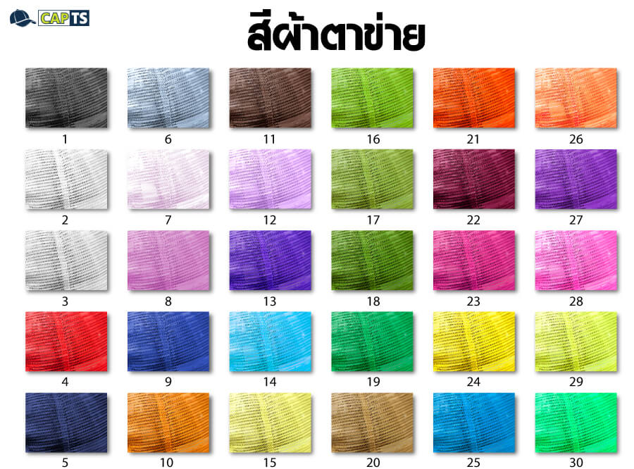 รวมสีผ้าตาข่าย