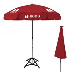 ร่มสนาม ร่มสีแดง ISUZU
