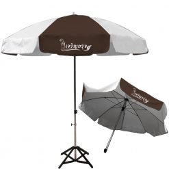 ร่มสนาม สีสลับ