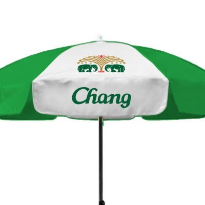 สกรีนร่ม โลโก้เบียร์ช้าง