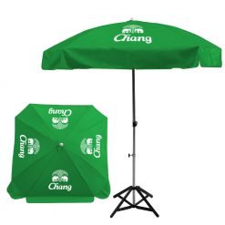 แบบร่มสนาม สีเขียว งานChang
