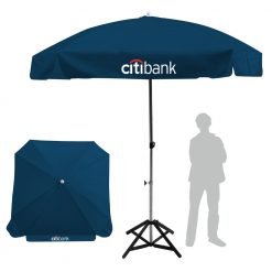 แบบร่มสนามสีน้ำเงิน