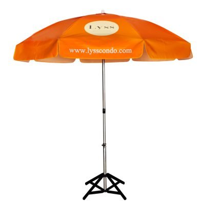 ร่มสนามทรงกลม8ช่อง