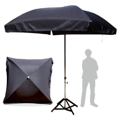 ร่มสนาม สีดำ