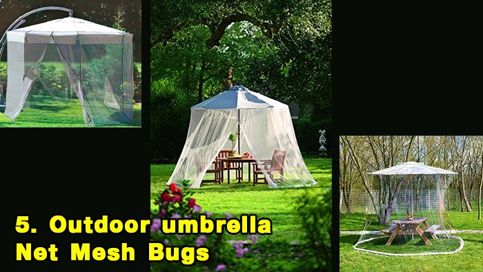 ร่มสนาม สีขาว