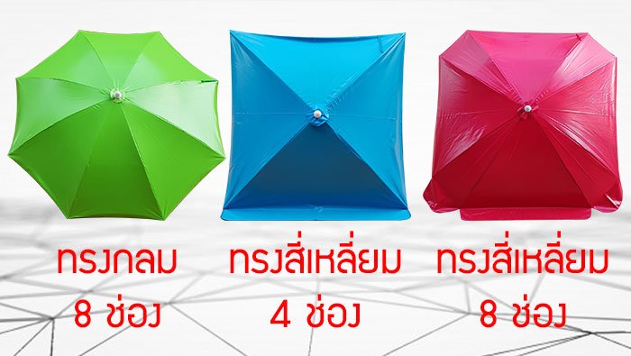 ร่มสนามพร้อมขาตั้ง